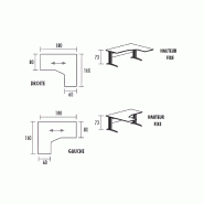 Bureau d'angle compact avec goulotte passe-câbles So Enix_2