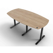 Bureau motorisé MEETDESK - idéal pour réunions dynamiques - Hauteur ajustable 65 à 130 cm - 2 moteurs - Garantie 5 ans_2