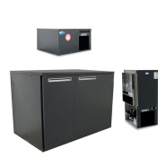 Frigo fûts pour stockage - capacité 10x50L - refroidissement ventilé - 2 portes pleines - skinplate gris_2