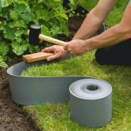 Nature arête de bordure de jardin 0,075x10 m gris 428499_2