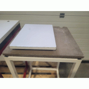 Table de pesée anti vibration pour balance 60x60cm ht 90cm KIT-LAB_2