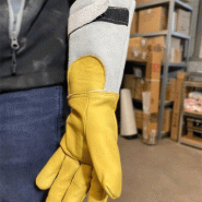 Gants de soudeur spécial MIG MAG et MMA en cuir pleine fleur - T-08_2