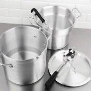 Marmite bain marie aluminium 10L | Vogue - K645_2