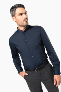 Chemise col mao manches longues - Réf: K515 - Kariban - 65% polyester / 35% coton popeline - Facile d'entretien_2