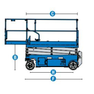 Élévateur de personnes GS-2632 - Hauteur de travail max 9,96 m - Poids 2 145 kg_2