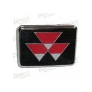 Emblème - MF grille - Référence : PTA-A67376 - Compatible Massey Ferguson 333, 340, 342, 350, 352, 353_2