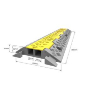 Passe-câble 45mm 2 canaux résistant aux passages de véhicules jusqu'à 9 tonnes par essieu_2