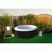 Spa gonflable rond BACHATA - 4 places - Ø 180 x H. 65 cm - 120 jets - Chauffage jusqu'à 41°C_2