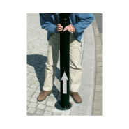 Système d'amovibilité pour potelets Serrubloc® 21 - ref : 206557 - pour potelets Ø 76 à 114 mm - finition galvanisée et mécanisme inox_2