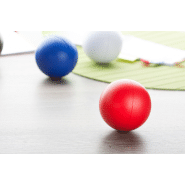 Balle anti-stress rouge - en mousse PU - poids 26g_2