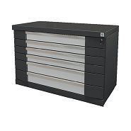 Armoire d'atelier double avec 4 à 7 tiroirs - structure robuste en acier et plateau anti-rayures_2
