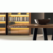 Table de réunion rectangulaire Kyo - Martex - Ébène_2