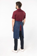 Tablier polycoton long Kariban - Réf: K897 - 65% polyester / 35% coton - Couleur Denim - Taille unique_2