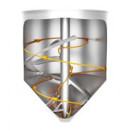 Amixon - Mélangeur mono-rotor conique pour liquides alimentaires - 130 litres_2