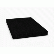 Caisson mobile avec coussin - MDD - Blanc, Noir_2