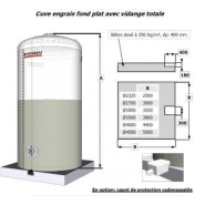 Cuve engrais liquide simple paroi – 50 m3  - 303247_2