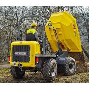 Dw50 dumper sur pneu - wacker neuson - 5000 kg_2