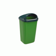 Corbeille plastique 50l xerios vert vert plastique rossignol_2