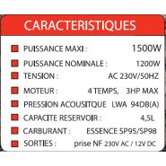 Mf1500i  groupe électrogène portable - mecafer - 1500w_2