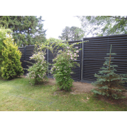 Mur anti-bruit réfléchissant Noistop Wood Elba et Elba Color - hauteur 180 à 225 cm - performances 24 dB Rw et 6.8 dB absorption_2