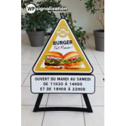 Panneau personnalisé Restaurant - gamme Innov ou Traduction - WP Signalisation_2