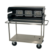 Tournebroche mechoui à gaz module , sur remorque ou sur chariot - mobigrill_2