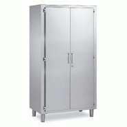 Armoire haute inox P 600 x H 1900 - 1 porte battante - 1400_2