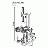 AS922DVW - Monte/Démonte-pneus automatique 400V avec blocage extérieur de 10 à 22 pouces - moteur 2 vitesses_2