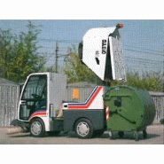 Dulevo 850 Mini avec déversement des déchets en hauteur jusqu'à 1500 mm