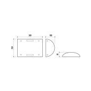 Kit Ralentisseur - Résistance à l'écrasement jusqu'à 40 tonnes - Bonne visibilité jour/nuit - Caoutchouc profilé_2