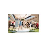 Podium rotatif en contreplaqué, idéal pour présentations de produits lourds