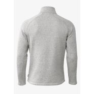 Veste en polaire tricotée à fermeture éclair intégrale - Gris clair chiné - Montana Men - Nimbus_2