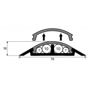 Goulotte de plancher en rouleau (PVC souple) - TOP10_2