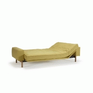 Innovation Living - Canapé design multifonction Mimer convertible lit 140x200cm - Tissu Soft Mustard Flower_2