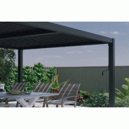 Pergola bioclimatique adossée éco - 3000 / 4000_2