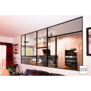 Verrière style Mondrian sur mesure : la verrière design déstructurée_2