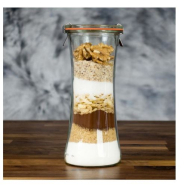 Bocaux en verre WECK bobine 700 ml Ø 80mm avec couvercle en verre et joint (clips non inclus) - WN000032_2