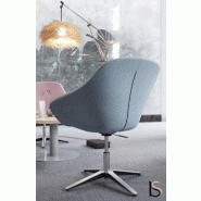 Fauteuil de réunion Tilos - Mobel linea. - Bleu nuit_2