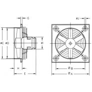 Hcdf-56-4t - ventilateur hélicoïdal ATEX - recer - débit 10500 m³/h - 0.55 kW_2