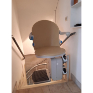 Monte-escalier double-rail pour escaliers courbes ou droits, utilisable en intérieur ou extérieur - Handicare_2