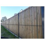 Occultant bois pour grille metallique rigide_2