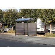 Abri bus métallique Vision - 2,8 mètres - Toiture en dôme - Modulaire et personnalisable_2