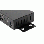 EXSYS EX-11214HMVS HUB 4 ports USB 2.0 métal avec alimentation 5V/2A Genesys Chipset_2