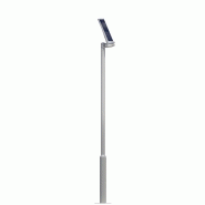 Lampadaire urbain solaire Soluo - LED - 10W - 1166 lm - acier galvanisé thermolaqué - hauteur 3,5 m - design moderne_2