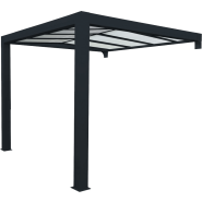 Pergola double pan adossée - 4000 / 3000_2