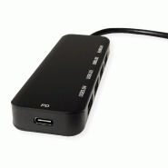 VALUE Hub USB 3.2 Gen 1, 4 ports, type C, 1 port PD_2