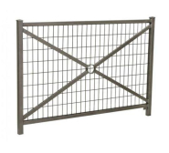 Barrière de Ville BLOIS - Longueur 1470 mm - Cadres simple croix ou grillagé - Hauteur hors sol 1026 mm_2