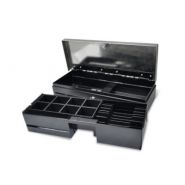 FT460 - Tiroir caisse Oxhoo avec monnayeur et couvercle - Dimensions 460 x 170 x 100 mm - Ouverture manuelle ou électrique_2