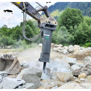 Marteau hydraulique Egli - Haute performance pour pelles 1.3 à 70 t - 95 à 4200 kg_2