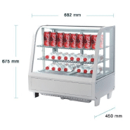 Vitrine réfrigérée de comptoir 100 litres_2